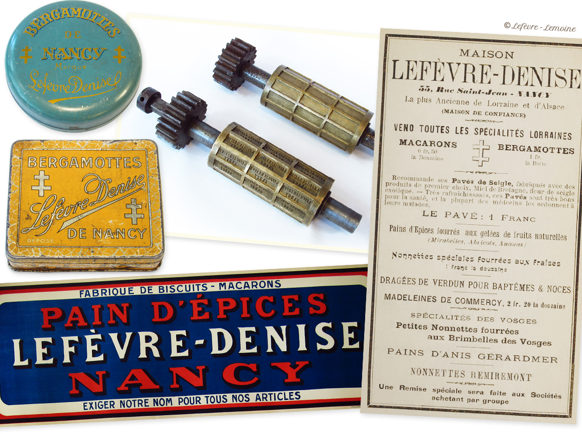 Bergamottes de Nancy et Pain d'Epices de Nancy Lefèvre-Lemoine